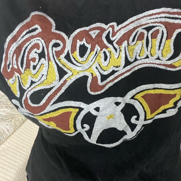 SOUL CYCLE VINTAGE BAND TEE AEROSMITH BY SOUL CYCLE 100% SOFT WASH COTTON - Picture 4 of 11